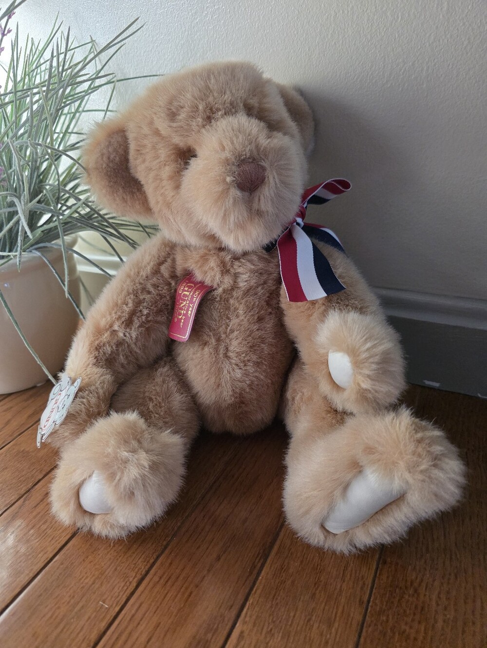 Plush Brown GUND 90th ANNIVERSARY Teddy Bear